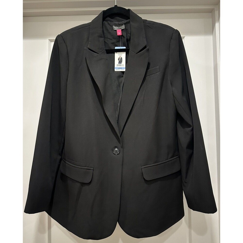 Women’s Vince Camuto Black Blazer Large NWT!